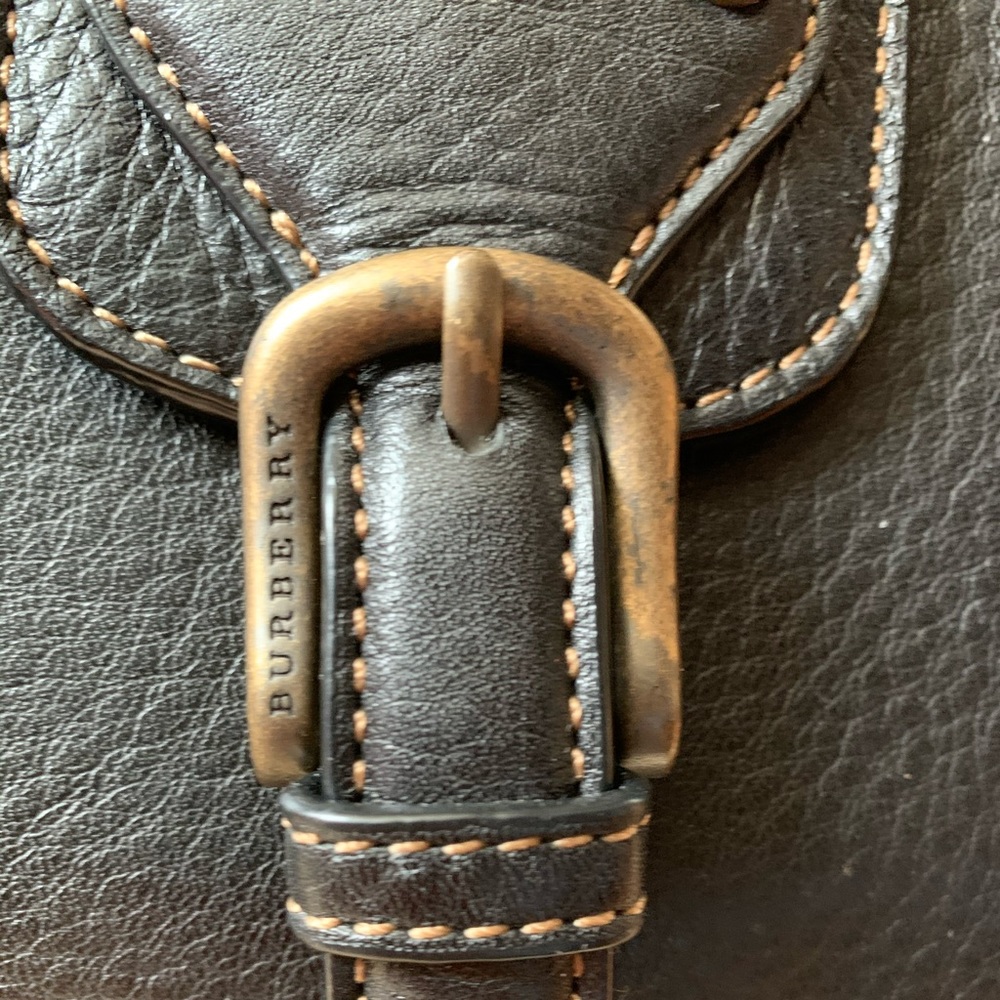 Burberry authentic black shoulder bag